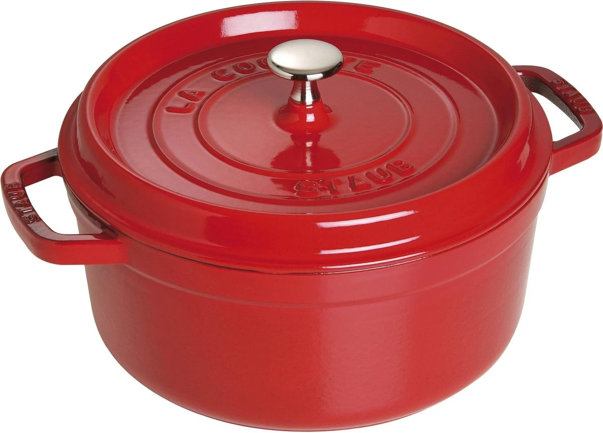 Staub - Ronde Cocotte 24 Cm - Kers 7 Staub - Ronde Cocotte 24 Cm - Kers - Afbeelding 5