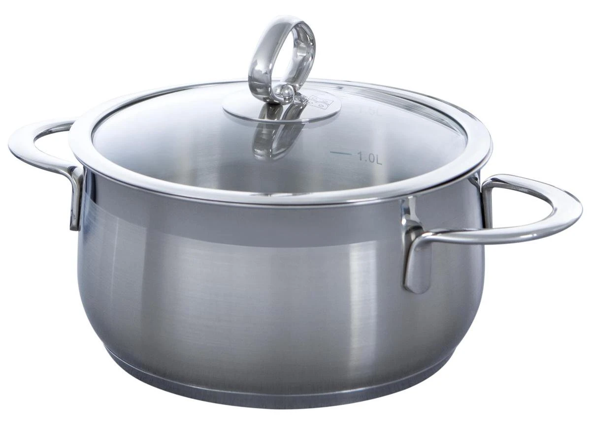 BK Excellent Pannenset - 5-delig - RVS - Inductie 4 BK Excellent Pannenset - 5-delig - RVS - Inductie - Afbeelding 2