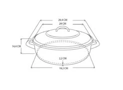 BK Fortalit Braadpan Ø 24 Cm / 2,5L - Emaille - Inductie 15 BK Fortalit Braadpan Ø 24 Cm / 2,5L - Emaille - Inductie -Pot Bevordering 1200x881 4