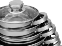 Edënbërg Classic Line - RVS Luxe Pannenset 12 Delig - Voorzien Van 9-Laags Bodem! 21 Edënbërg Classic Line - RVS Luxe Pannenset 12 Delig - Voorzien Van 9-Laags Bodem! -Pot Bevordering 1200x892