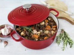 BK Bourgogne Braadpan Ø 24 Cm - Rood - Gietijzer - Inductie 16 BK Bourgogne Braadpan Ø 24 Cm - Rood - Gietijzer - Inductie -Pot Bevordering 1200x900 62