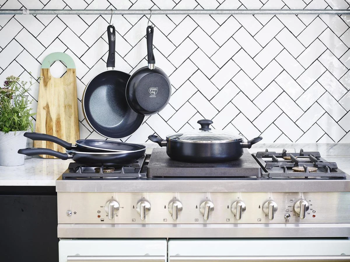 GreenChef Diamond Inductie Hapjespan - Ø28 Cm - Keramisch - PFAS-vrij 6 GreenChef Diamond Inductie Hapjespan - Ø28 Cm - Keramisch - PFAS-vrij - Afbeelding 4