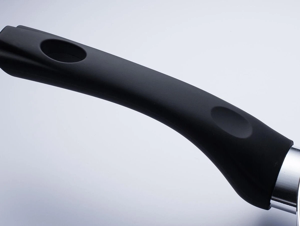 Sola Wokpan Stonehenge - Ø 28 Cm - Zwart/wit - Aluminium - Antiaanbaklaag 7 Sola Wokpan Stonehenge - Ø 28 Cm - Zwart/wit - Aluminium - Antiaanbaklaag - Afbeelding 5