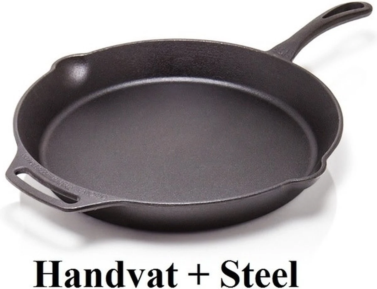 Petromax Skillet - Gietijzer - Koekenpan Met Steel En Handgreep - ø35cm Fp35t 12 Petromax Skillet - Gietijzer - Koekenpan Met Steel En Handgreep - ø35cm Fp35t - Afbeelding 10