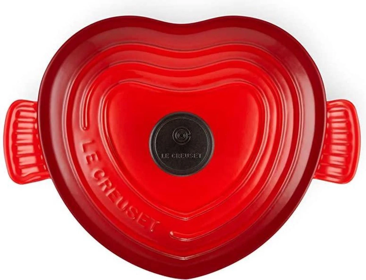LE CREUSET - Signature - Braadpan Hart 20cm Rood 4 LE CREUSET - Signature - Braadpan Hart 20cm Rood - Afbeelding 2