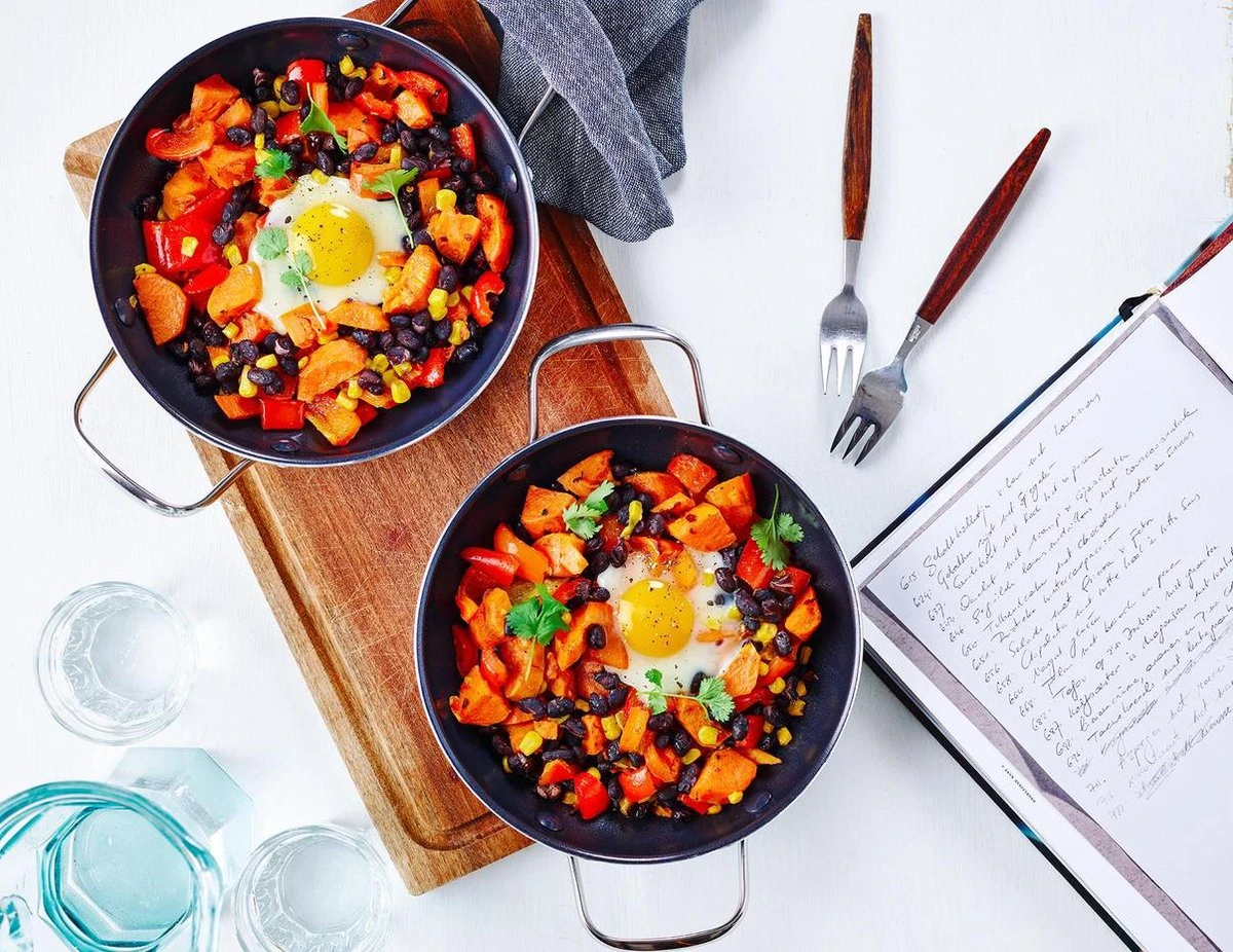 Dagelijkse Kost Door Jeroen Meus - Koekenpan ø20cm - Inductie - Anti-aanbak - PFAS-vrij 8 Dagelijkse Kost Door Jeroen Meus - Koekenpan ø20cm - Inductie - Anti-aanbak - PFAS-vrij - Afbeelding 6