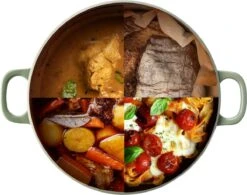 BK Bourgogne Braadpan Ø 24 Cm - Groen - Gietijzer - Inductie 9 BK Bourgogne Braadpan Ø 24 Cm - Groen - Gietijzer - Inductie -Pot Bevordering 1200x945 3