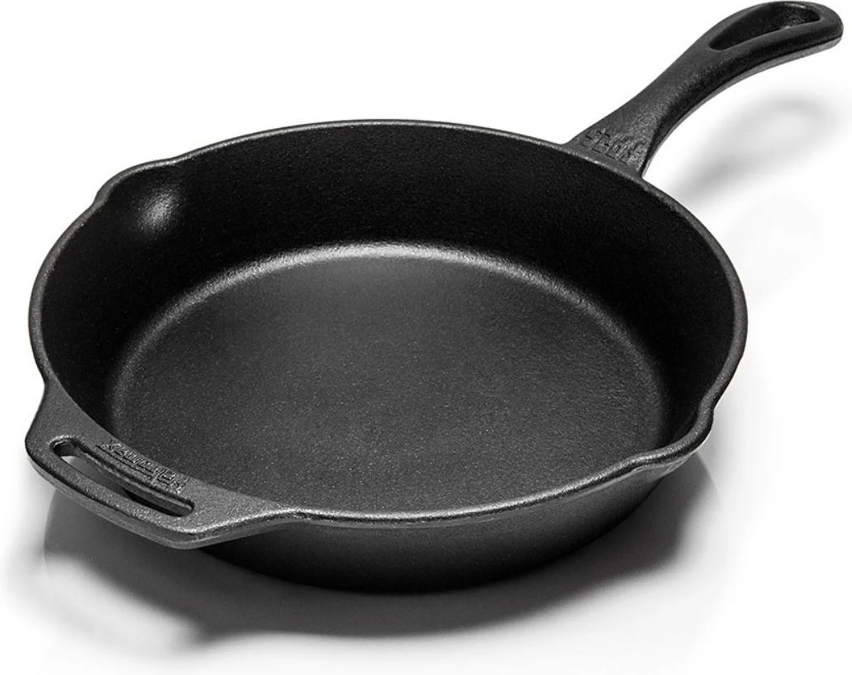 Petromax Fp30-t, Skillet, 28 Cm, Pan Met Steel, Gietijzer, Zwart 3 Petromax Fp30-t, Skillet, 28 Cm, Pan Met Steel, Gietijzer, Zwart