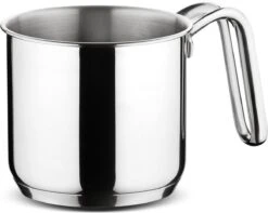 Lagostina Sfisiosa Acciaio SFIZIOSA ACCIAIO 10-delig (hoge Kookpan 22 Cm + Kookpan 18/22 Cm + Hapjespan 24 Cm + Steelpan 14 Cm + Melkpot 12 Cm + Deksels 14/18/22/24 Cm) -Pot Bevordering 1200x955