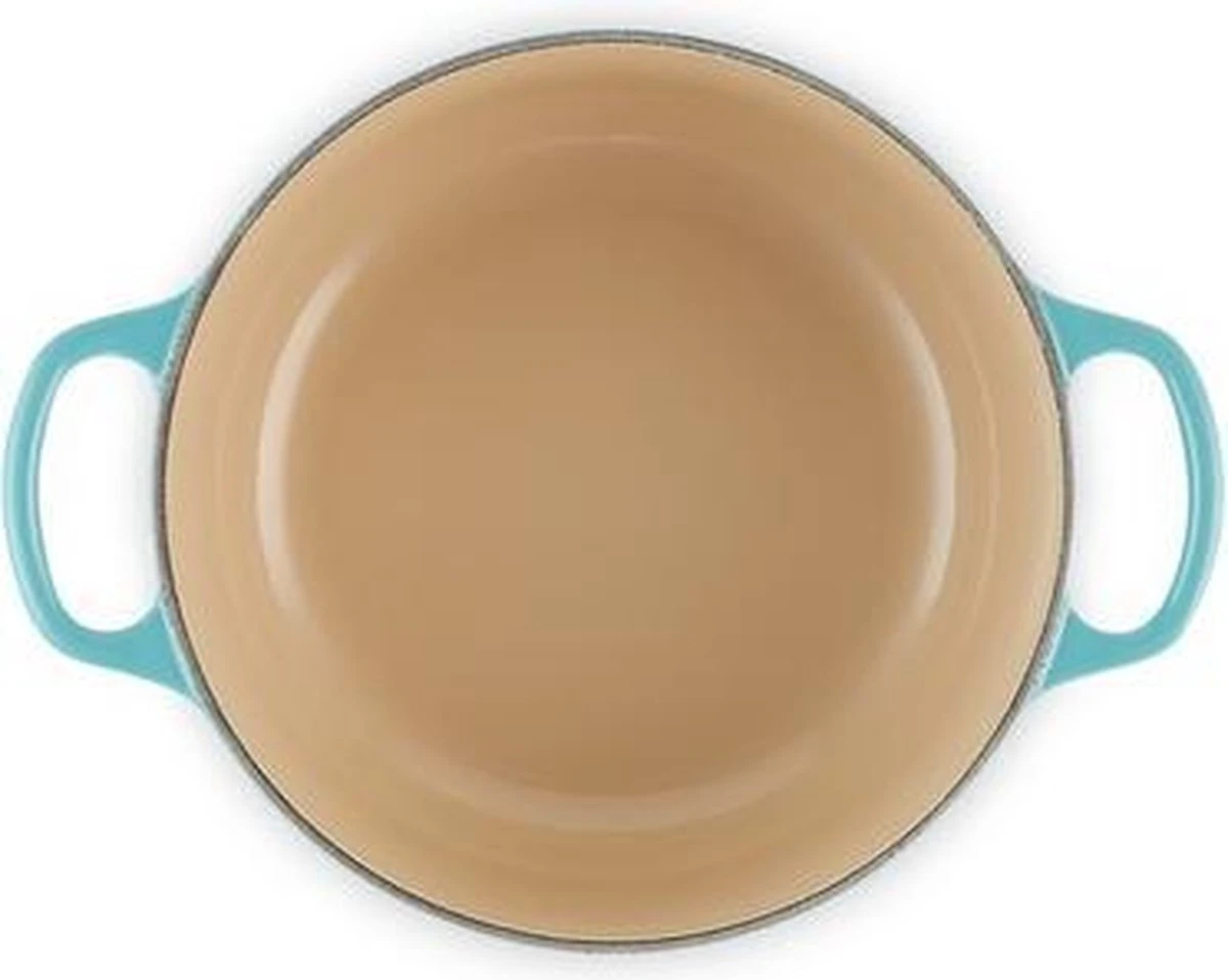 Le Creuset Braadpan Signature Caribbean Blue - ø 20 Cm / 2.4 Liter 5 Le Creuset Braadpan Signature Caribbean Blue - ø 20 Cm / 2.4 Liter - Afbeelding 3