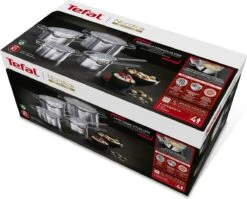 Tefal Nordica Pannenset 4 Delig - Steelpan Ø16 Cm & Kookpan Ø 18 + Ø 20 + Ø 24 Cm -Pot Bevordering 1200x968