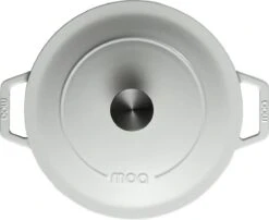 MOA Gietijzeren Braadpan - Inhoud 5,7 Liter - 26CM - Rond - Alle Warmtebronnen - Ook Voor Inductie - Gewicht 5,8 Kg - Wit - C26W 10 MOA Gietijzeren Braadpan - Inhoud 5,7 Liter - 26CM - Rond - Alle Warmtebronnen - Ook Voor Inductie - Gewicht 5,8 Kg - Wit - C26W -Pot Bevordering 1200x981