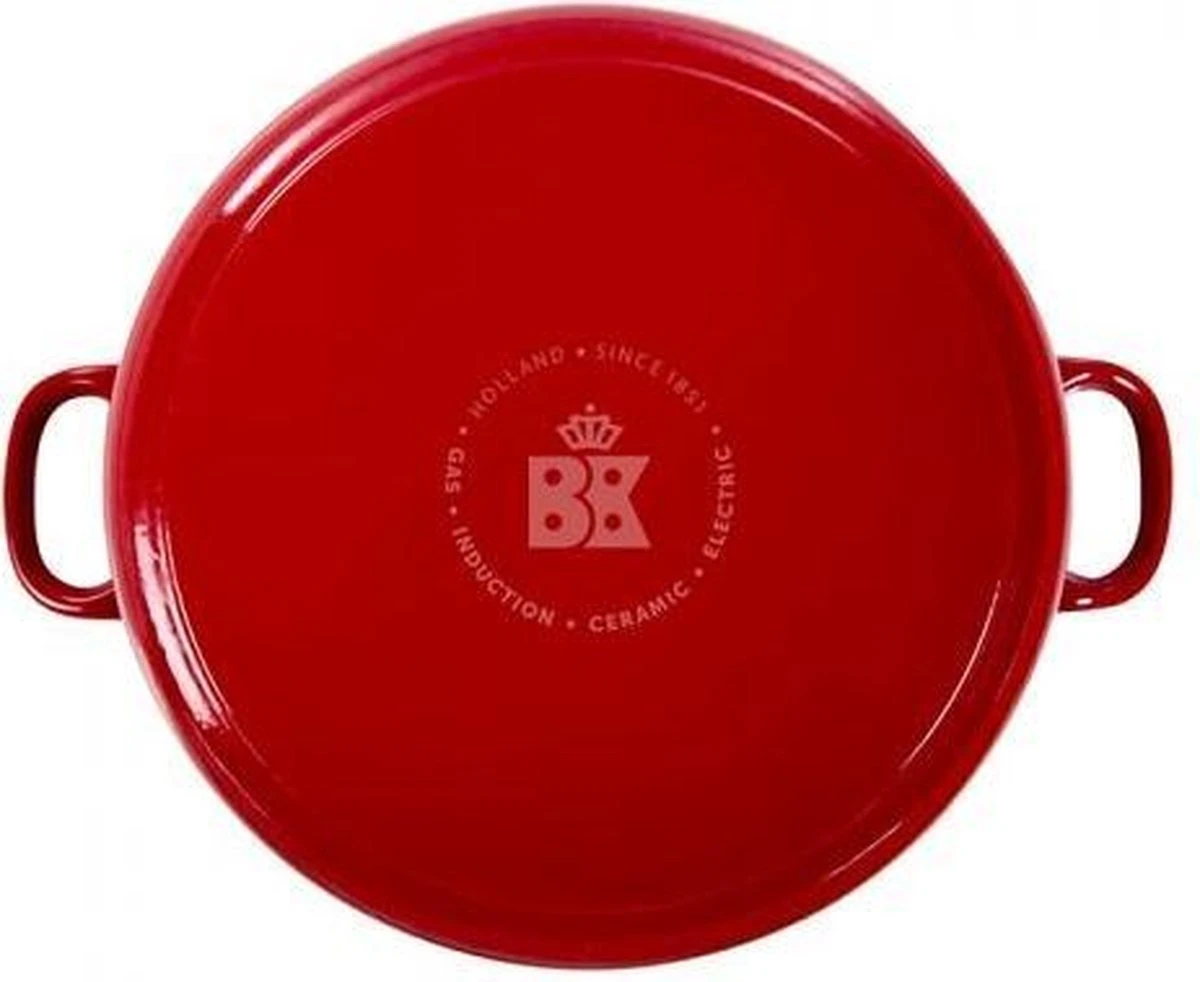 BK Bourgogne Braadpan Ø 20 Cm - Rood - Gietijzer - Inductie 8 BK Bourgogne Braadpan Ø 20 Cm - Rood - Gietijzer - Inductie - Afbeelding 6