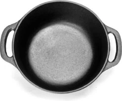 Gietijzeren Braadpan - 28 Cm - Pure Gietijzer - Niet Geëmailleerd - Geschikt Voor Inductie - Stoofpan Met Deksel - Sudderpan - Zwart 11 Gietijzeren Braadpan - 28 Cm - Pure Gietijzer - Niet Geëmailleerd - Geschikt Voor Inductie - Stoofpan Met Deksel - Sudderpan - Zwart -Pot Bevordering 1200x989 3