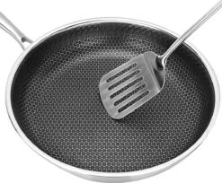 Honingraat Heavy Duty Anti-aanbak Koekenpan - Steelpan - Wok - Met Deksel 30 Cm - Gas - Elektrisch - Inductie - Oven 13 Honingraat Heavy Duty Anti-aanbak Koekenpan - Steelpan - Wok - Met Deksel 30 Cm - Gas - Elektrisch - Inductie - Oven -Pot Bevordering 1200x991