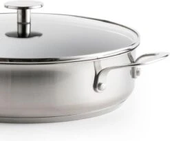 KitchenAid Stainless Steel Hapjespan Met Glazen Deksel ø28cm - RVS - Inductie - Anti-aanbak -Pot Bevordering 1200x995 5