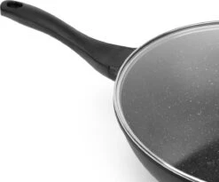 Swiss Pro+ - Marmeren Wokpan - Ø 32 Cm - Geschikt Voor Alle Warmtebronnen -Pot Bevordering 1200x997