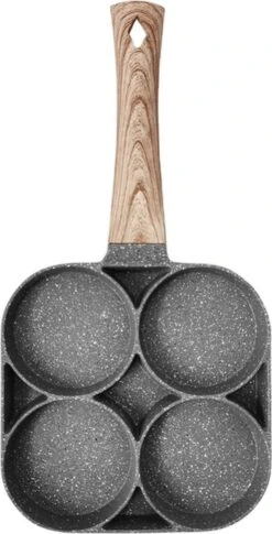 Alora 4-Delige Pannenkoekenpan - Pannenkoeken Maker - Cakemaker - Omeletpan - Omeletmaker - Eierpan - Koekjes Maker - 4-in-1 Pannenset -Pot Bevordering 611x1200