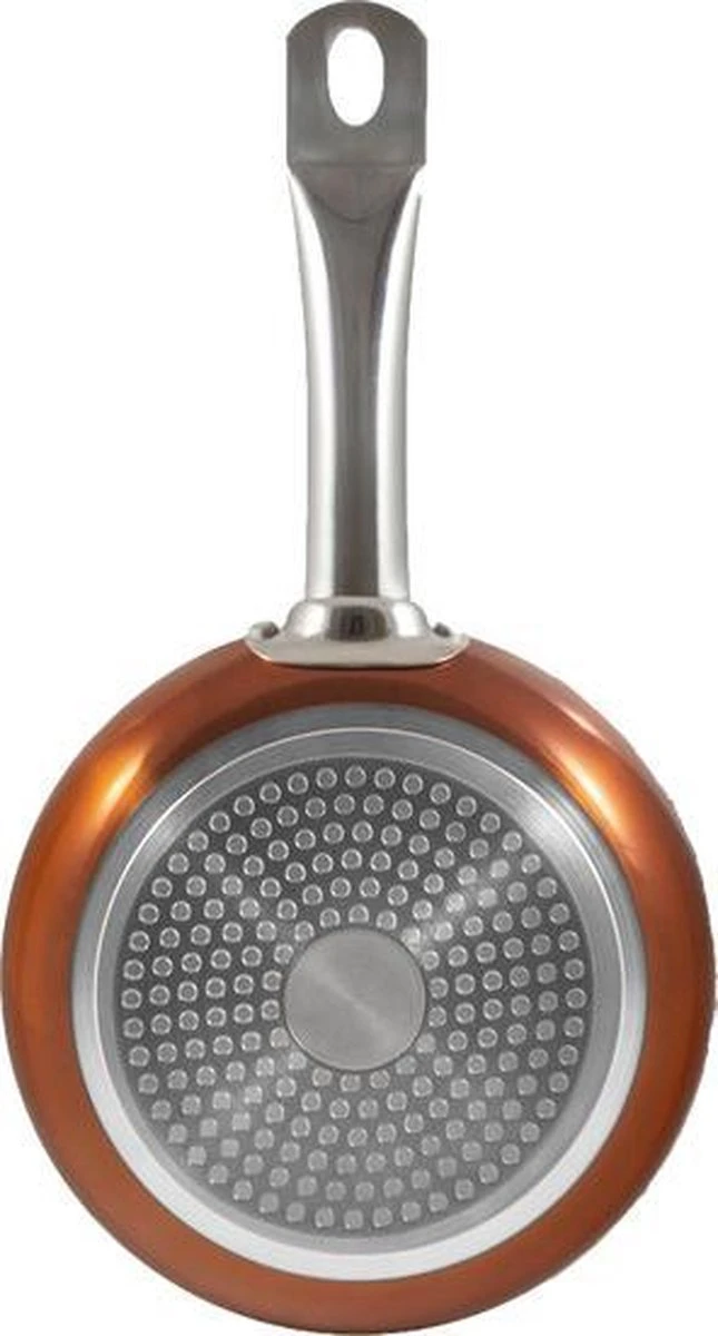 Merkloos Koekenpanset Copper Plus 20, 24 En 28 Cm 11 Merkloos Koekenpanset Copper Plus 20, 24 En 28 Cm - Afbeelding 9