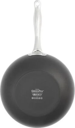 GreenPan Brussels Infinity Pro Wokpan - Ø 28 Cm - Zwart -Pot Bevordering 707x1200