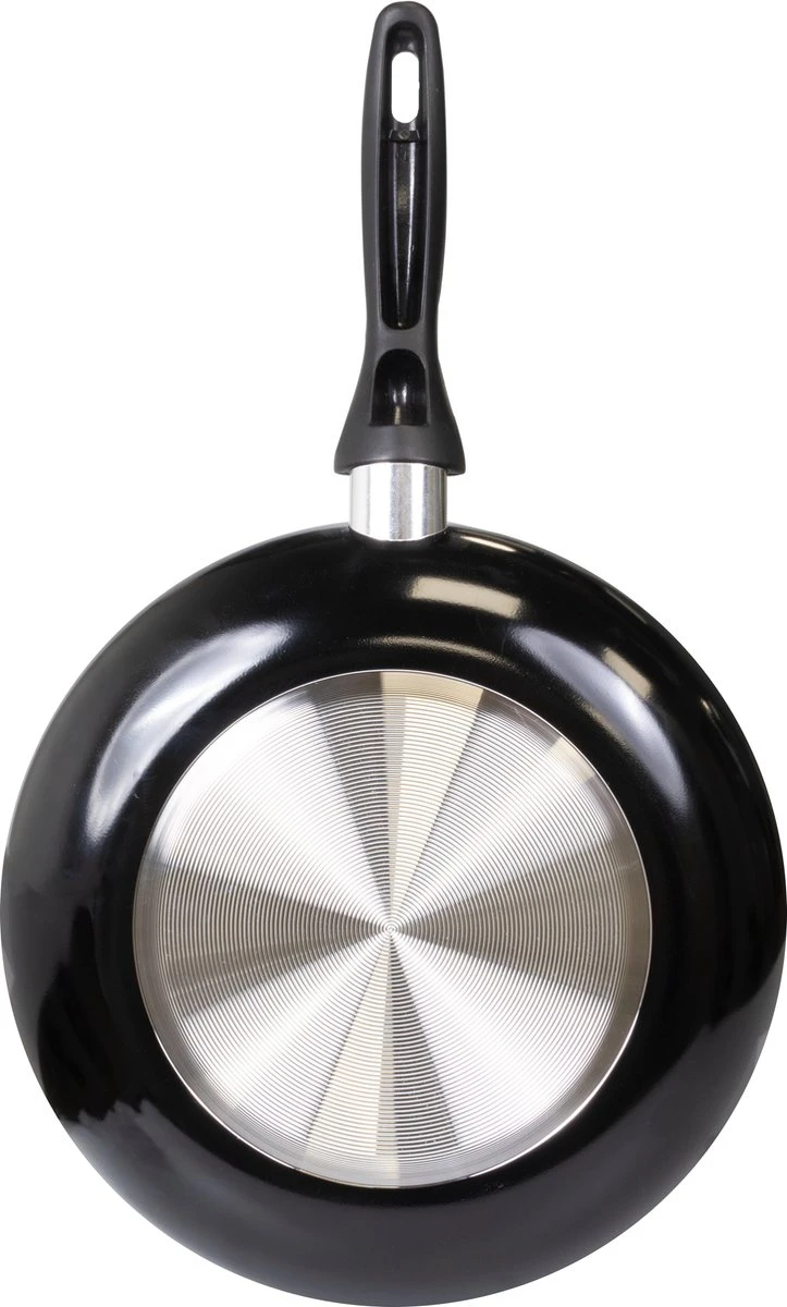 Löwenthal Hoogwaardige Koekenpan Set - 3 Stuks - PFOA Vrije Anti-aanbaklaag - Zwart 9 Löwenthal Hoogwaardige Koekenpan Set - 3 Stuks - PFOA Vrije Anti-aanbaklaag - Zwart - Afbeelding 7