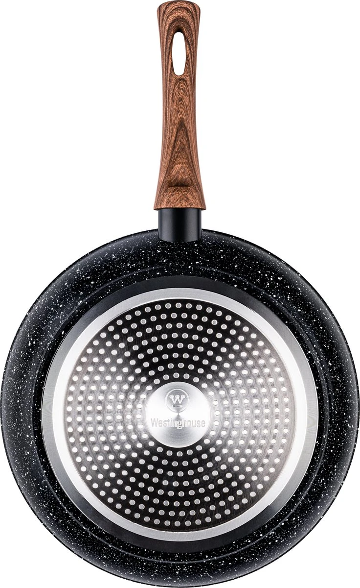 Westinghouse Pannenset - Speciale Editie Koekenpan 20cm + Koekenpan 24cm + Koekenpan 28cm - Koekenpannenset 3-delig - Geschikt Voor Alle Warmtebronnen Inclusief Inductie 7 Westinghouse Pannenset - Speciale Editie Koekenpan 20cm + Koekenpan 24cm + Koekenpan 28cm - Koekenpannenset 3-delig - Geschikt Voor Alle Warmtebronnen Inclusief Inductie - Afbeelding 5