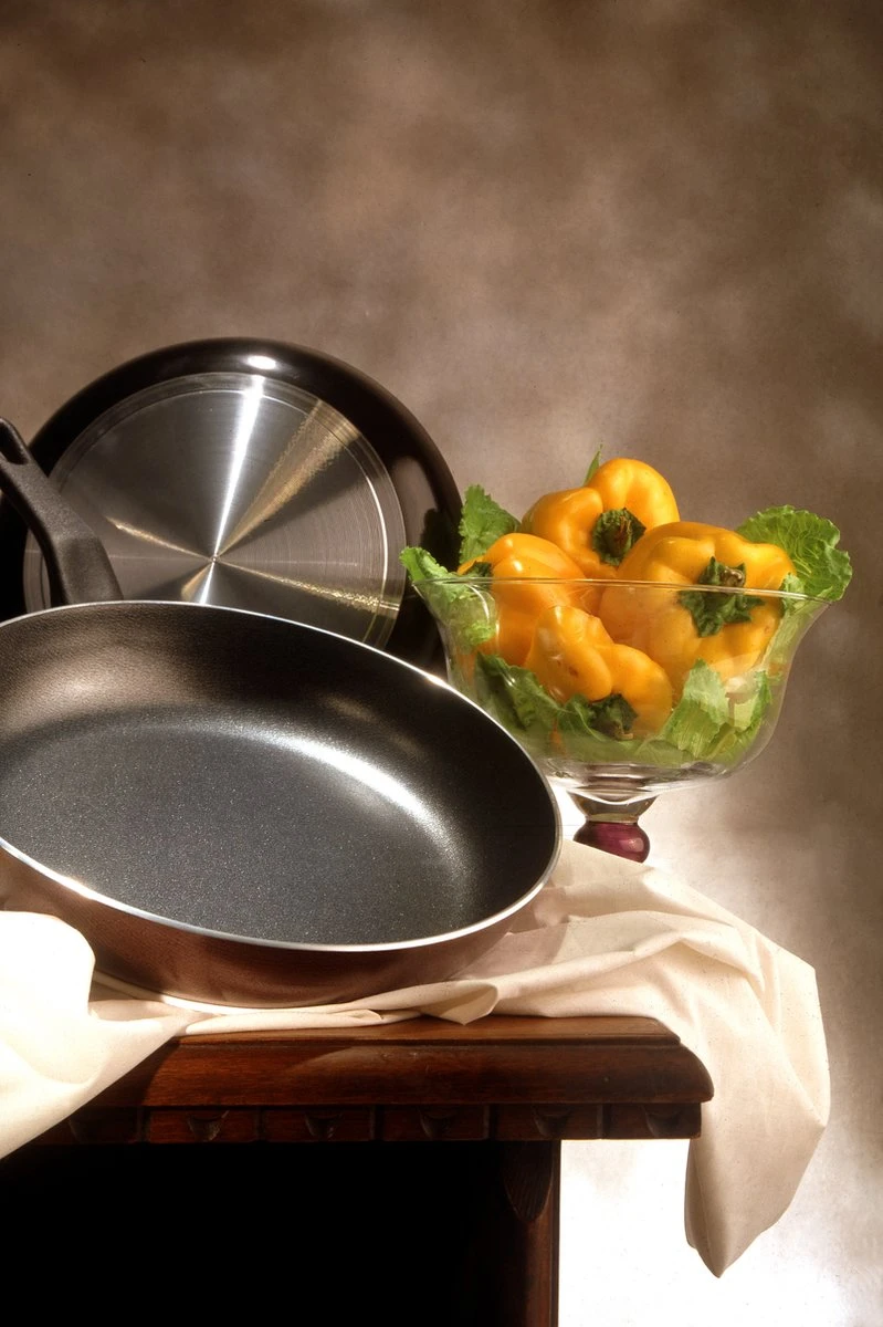 Löwenthal Hoogwaardige Koekenpan Set - 3 Stuks - PFOA Vrije Anti-aanbaklaag - Zwart 7 Löwenthal Hoogwaardige Koekenpan Set - 3 Stuks - PFOA Vrije Anti-aanbaklaag - Zwart - Afbeelding 5