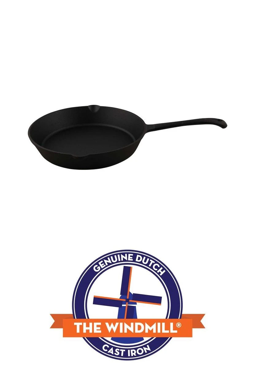 The Windmill Koekenpan Skillet Maxi 26 Cm Gietijzer Zwart 5 The Windmill Koekenpan Skillet Maxi 26 Cm Gietijzer Zwart - Afbeelding 3