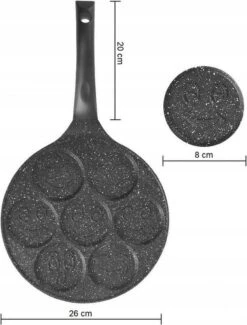 Emoji Pannenkoekenpan Pancake | 26cm | 7 Kop - Marmeren Anti Aanbaklaag Met Smiley 12 Emoji Pannenkoekenpan Pancake | 26cm | 7 Kop - Marmeren Anti Aanbaklaag Met Smiley -Pot Bevordering 911x1200