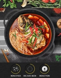 Cheffinger | Luxe Wokpan Met Deksel | 36CM | Alle Warmtebronnen | Oriental 10 Cheffinger | Luxe Wokpan Met Deksel | 36CM | Alle Warmtebronnen | Oriental -Pot Bevordering 935x1200